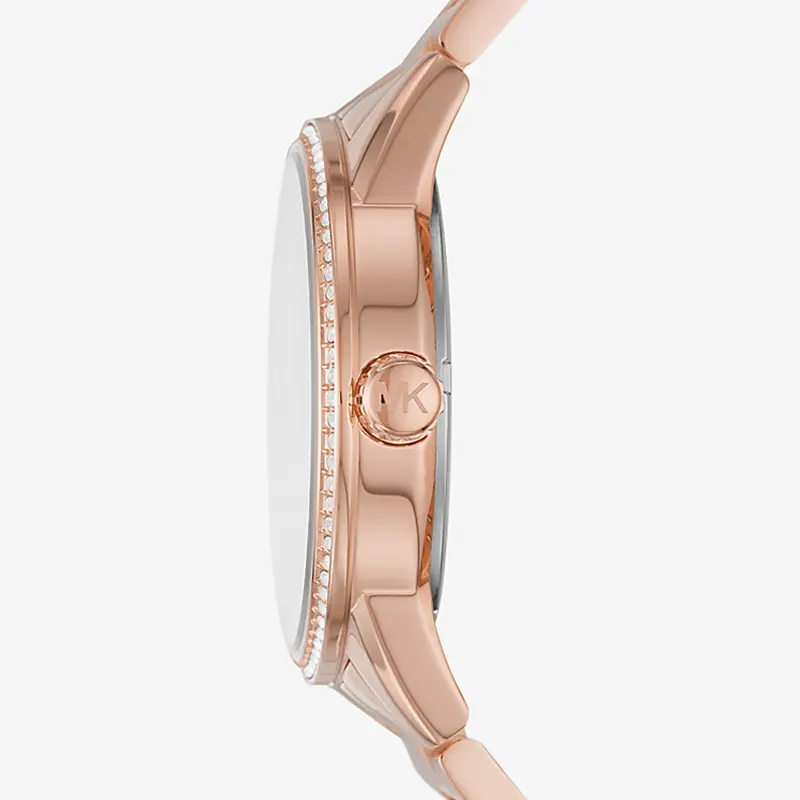 Michael Kors Oversized Ritz Rose Gold Ladies Watch- MK6863